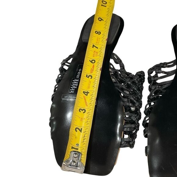 & Other Stories Leather Sandals, Black, Size 7.5 - Picture 9 of 16